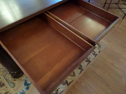 Mahogany Slant Front 4 Drawer Writing Desk